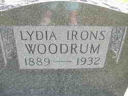 Lydia Tryphenia <I>Irons</I> Woodrum 