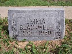 Amanda Emogene Rebecca “Emma” <I>Robnett</I> Blackwell 