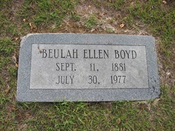 Beulah Ellen <I>Wright</I> Boyd 