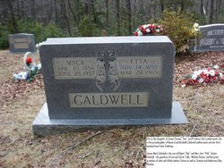 Mary Etta <I>Leatherwood</I> Caldwell 
