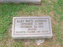 Mary Watts Alfriend 
