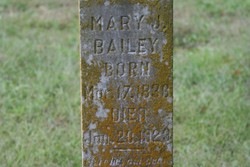Mary Jane <I>Hinson</I> Bailey 