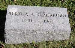 Bertha <I>Allen</I> Blackburn 