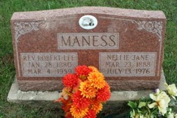 Rev Robert Lee Maness 