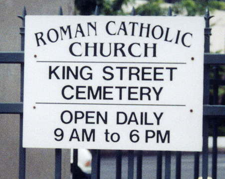 King Street Catholic Cemetery
