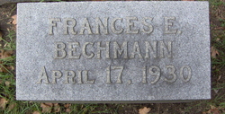 Frances E <I>Strong</I> Bechmann 