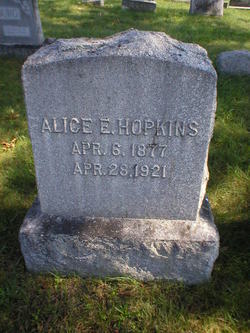 Alice E. <I>Wood</I> Hopkins 