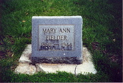 Mary Ann <I>Frazer</I> Fielder 
