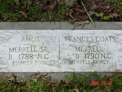 Frances <I>Coats</I> Merrell 