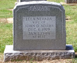 Lela Nevada <I>Walker</I> Adams 