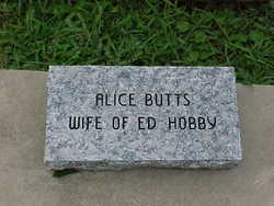 Alice Butts Hobby 