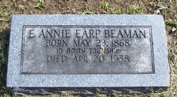 Ester Annie <I>Earp</I> Beaman 