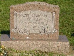 Hazel Margaret Coleman 