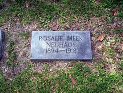 Rosalie <I>Meek</I> Neuhaus 