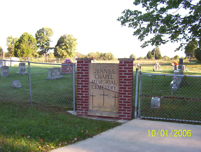 Jennies Chapel Memorial Cemetery
