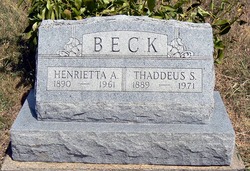 Henrietta A <I>McFarlane</I> Beck 