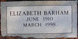 Elizabeth <I>Bryant</I> Barham 
