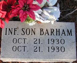 Infant Son Barham 