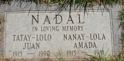 Amada D. “Nanay Lola” <I>Deleon</I> Nadal 