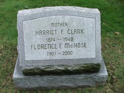 Florence Estelle <I>Clark</I> McHose 