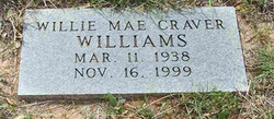 Willie Mae <I>Craver</I> Williams 