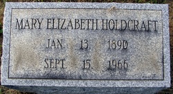 Mary Elizabeth <I>Williams</I> Holdcraft 