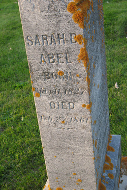 Sarah M <I>Brown</I> Abel 