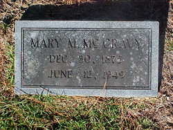 Mary M <I>Moore</I> McCravy 