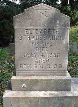 Mary Elizabeth A. “Lizzie” <I>Ryer</I> Frantz Strausbaugh 
