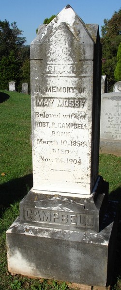 May Virginia <I>Mosby</I> Campbell 