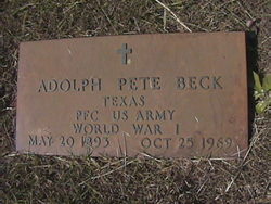 Adolph Pete Beck 