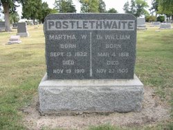 Dr William Armstrong Postlethwaite 