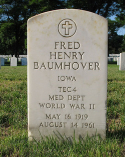 Frederick Henry “Fred” Baumhover 
