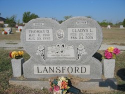 Gladys Lanelle <I>Watson</I> Lansford 