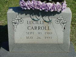 Lucille <I>Dickerson</I> Carroll 
