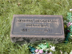 Martha E <I>Henderson</I> Brenneman 