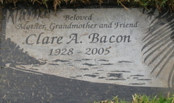 Clare Alice <I>Buell</I> Bacon 