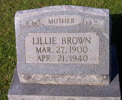 Lillie <I>McDonald</I> Brown 