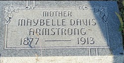 Maybelle Ann <I>Davis</I> Armstrong 