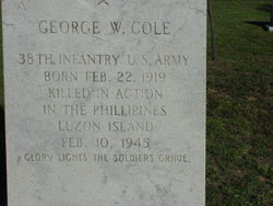 PFC George Washington Cole 