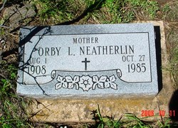 Mrs Orby Lillian <I>Martin</I> Neatherlin 