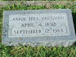 Catherine Annie “Annie” <I>Hill</I> Vaughan 