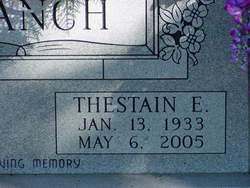 Thestain E. Branch 