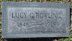 Elizabeth Lucinda “Lucy” <I>Queen</I> Bowling 