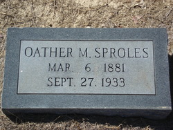 Otho Martin “Oather” Sproles 