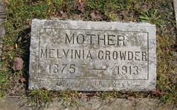 Melvinia “Mell” <I>Wilson</I> Crowder 