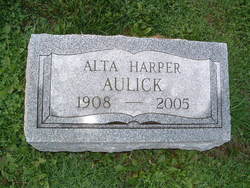 Alta Marie <I>Harper</I> Aulick 