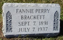 Fannie <I>Perry</I> Brackett 