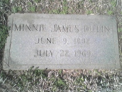 Minnie Myrtle <I>James</I> Dulin 