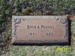 Effie Ann <I>Cox</I> Pounds 